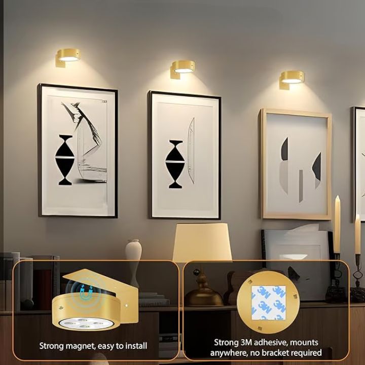Pack de 3 Lampes magnétique pour tableau