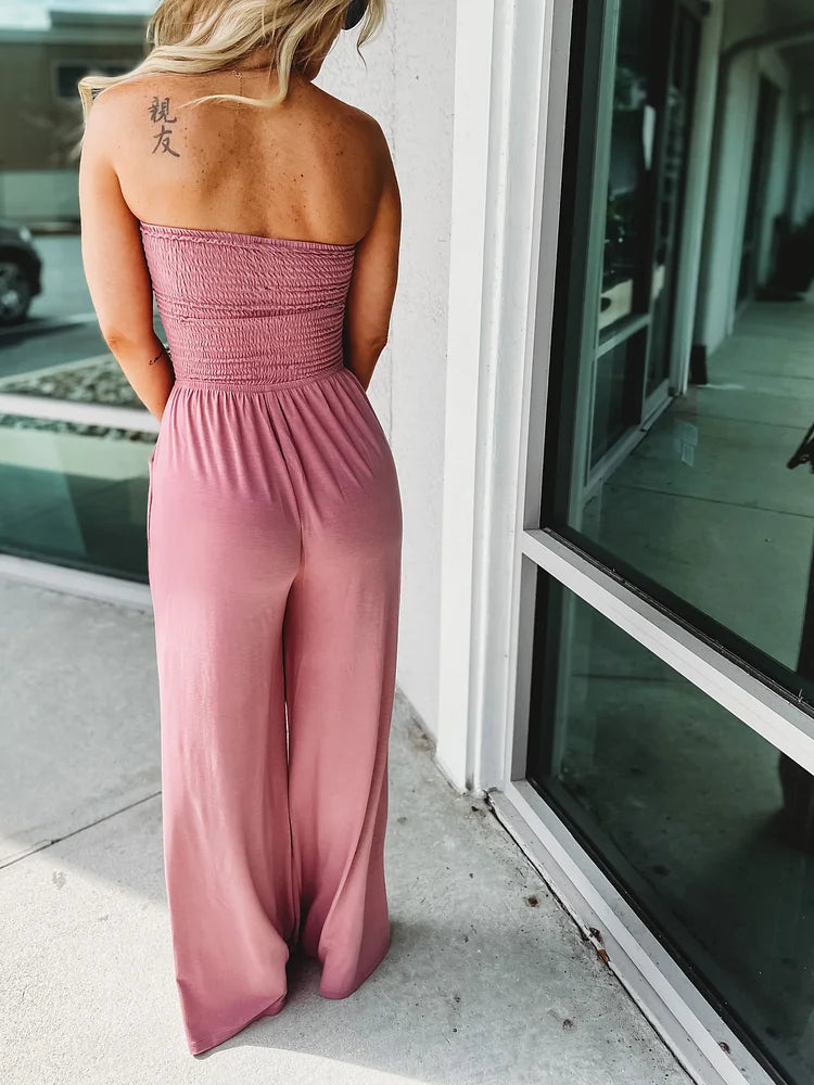 strapless jumpsuit - Sphère Plaisir 